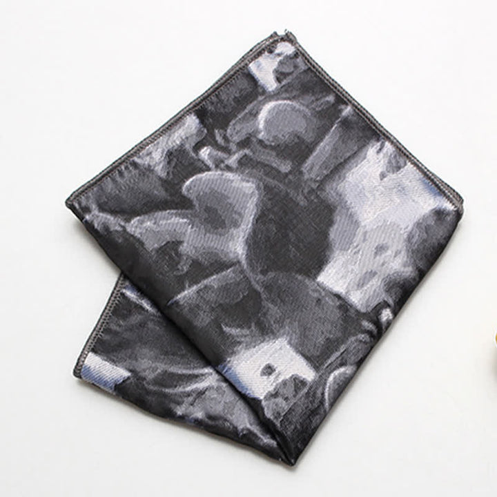 Einstecktuch für Herrenanzüge in verschiedenen Stilen