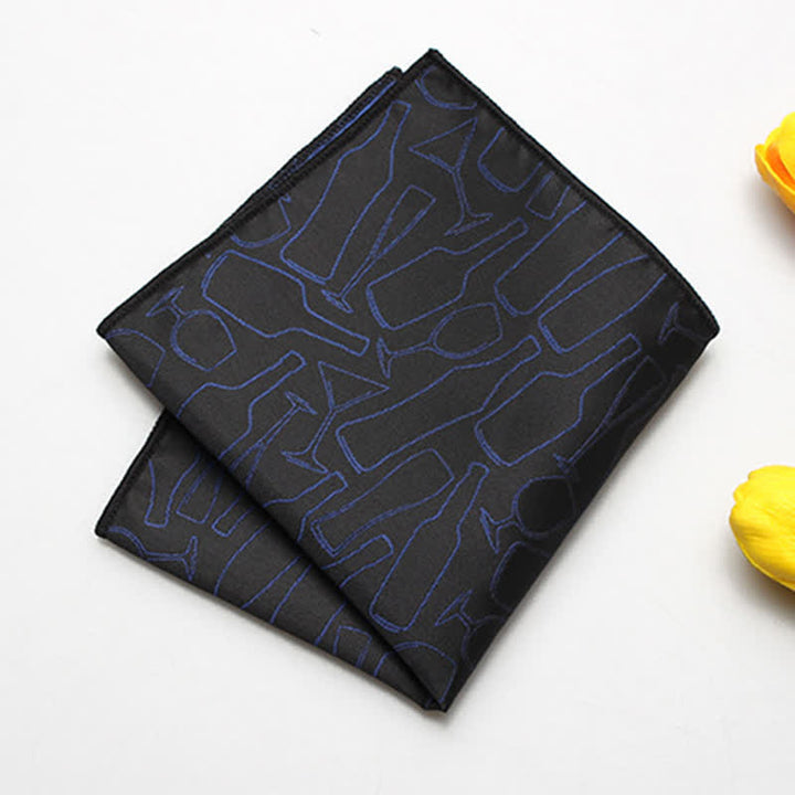 Einstecktuch für Herrenanzüge in verschiedenen Stilen