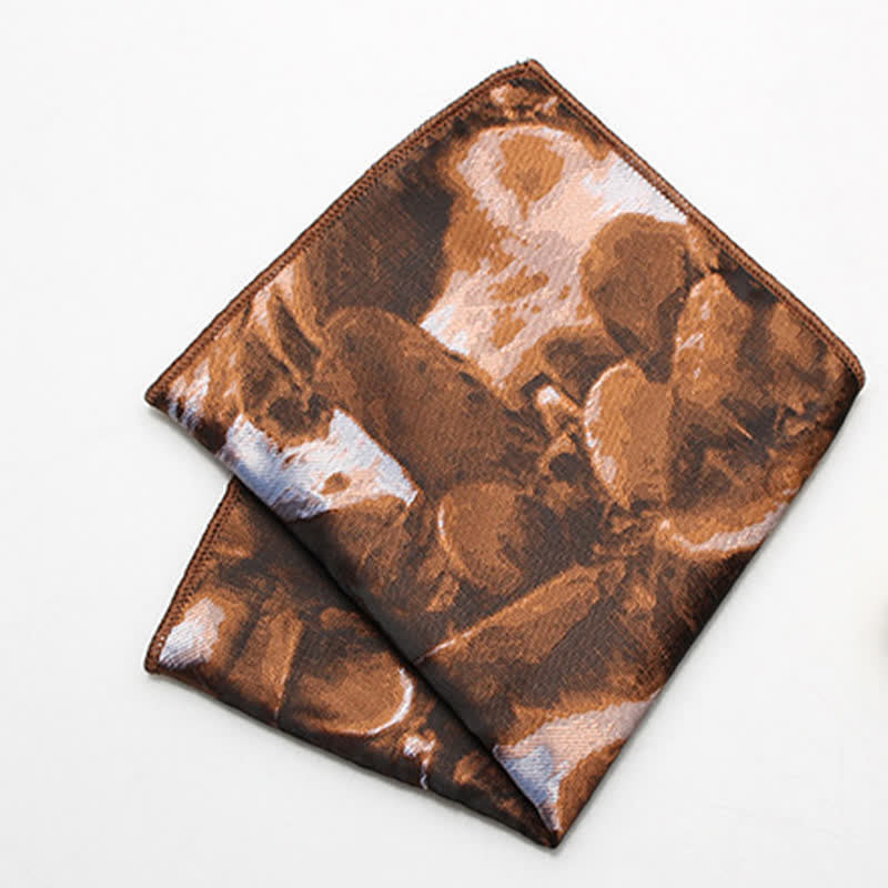 Einstecktuch für Herrenanzüge in verschiedenen Stilen