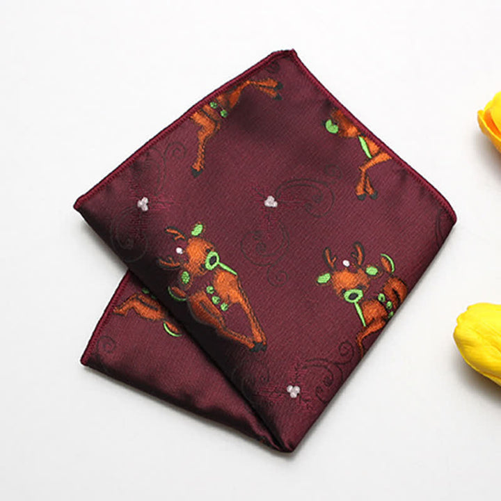 Einstecktuch für Herrenanzüge in verschiedenen Stilen