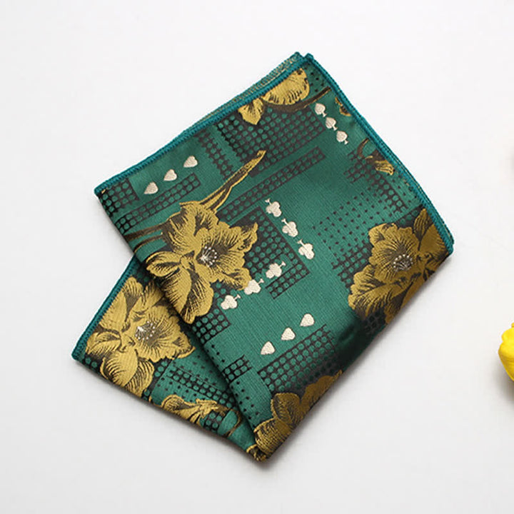 Einstecktuch für Herrenanzüge in verschiedenen Stilen