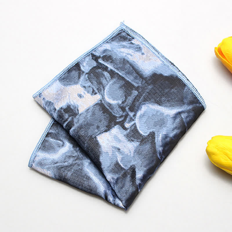 Einstecktuch für Herrenanzüge in verschiedenen Stilen