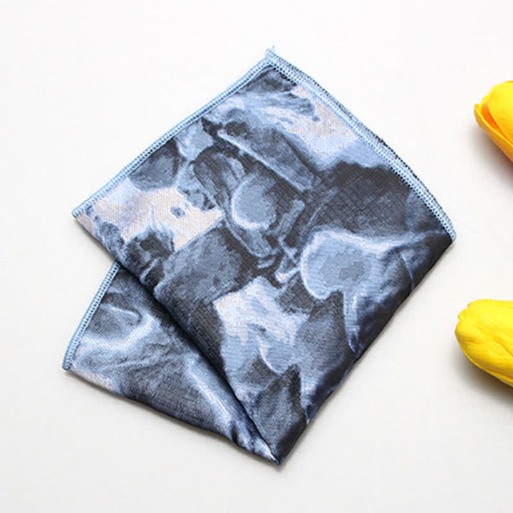 Einstecktuch für Herrenanzüge in verschiedenen Stilen