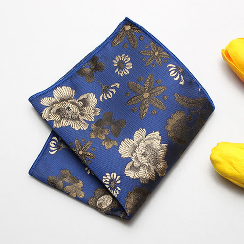 Einstecktuch für Herrenanzüge in verschiedenen Stilen