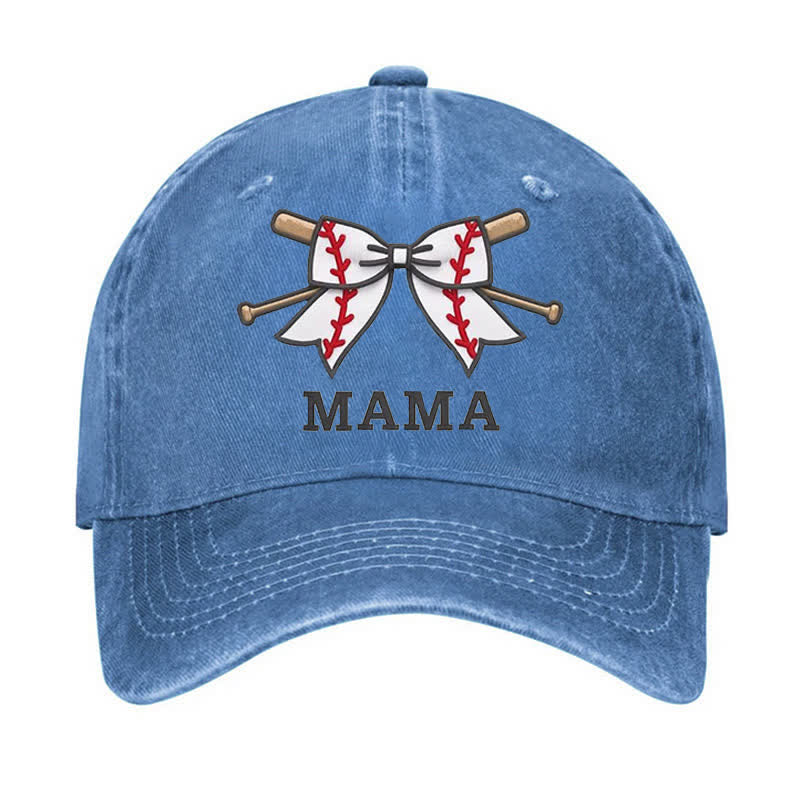 Baseball Mama Verstellbare Baseballkappe