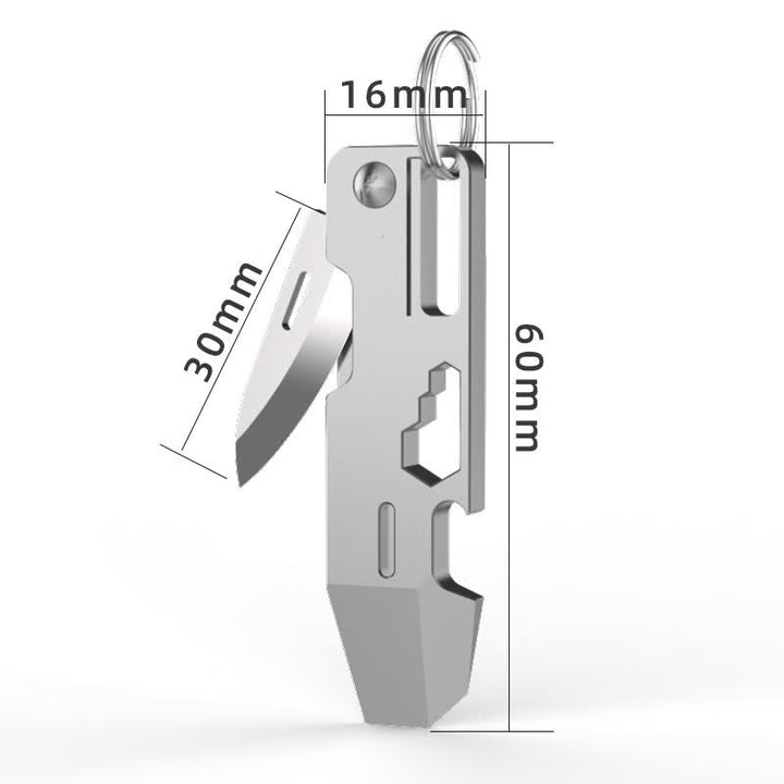 9 in 1 EDC-Tool Multifunktionales faltbares Mini-Messer
