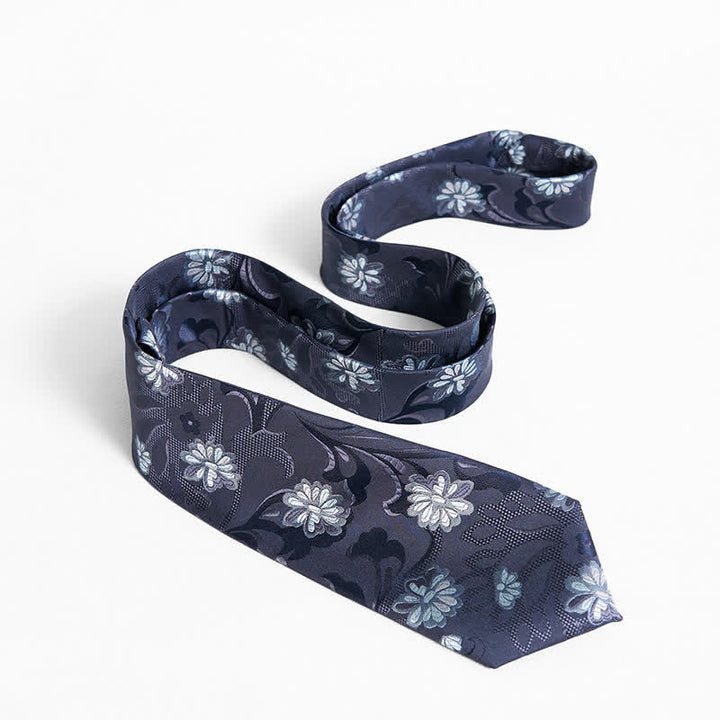 Anmutige Krawatte mit kleinem Gänseblümchen-Blumenmuster für Herren