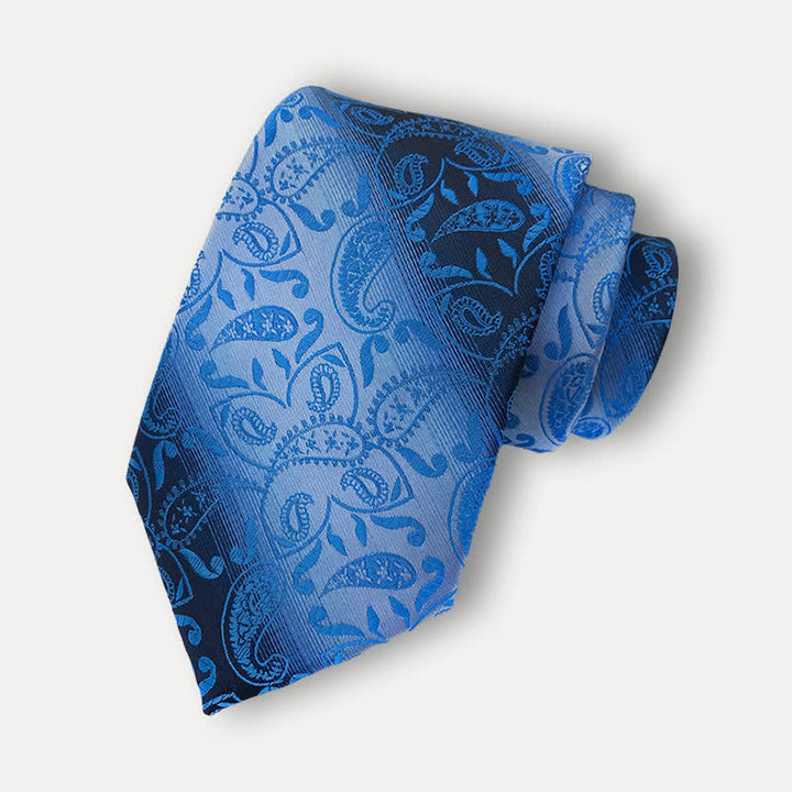 Herren Krawatte mit Paisley-Muster und Farbverlauf