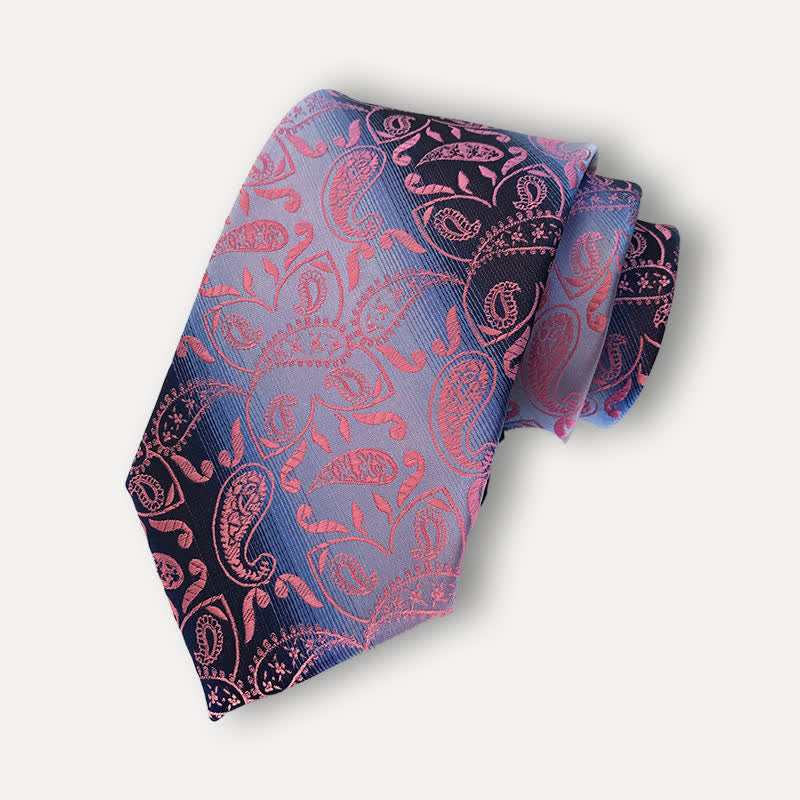 Herren Krawatte mit Paisley-Muster und Farbverlauf