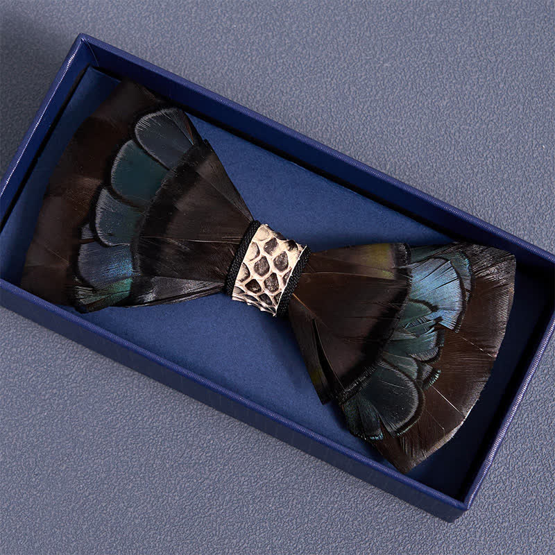 Lila & Blau Schlange Muster Federfliege