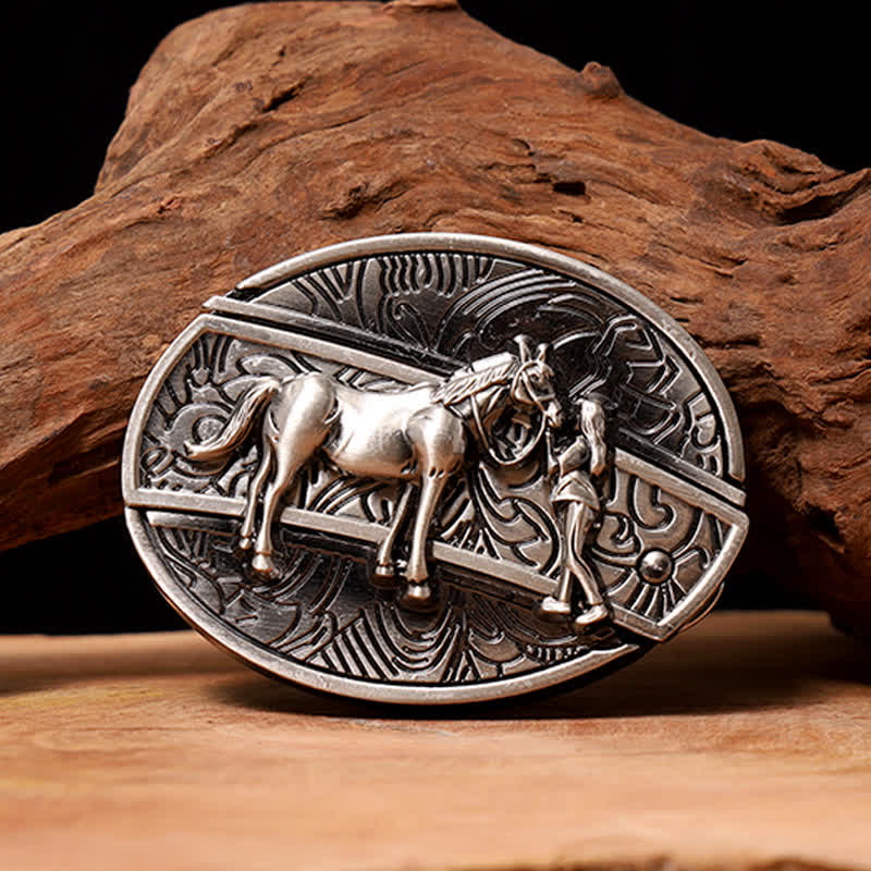 Herren DIY Cowgirl Verstecktes Klappmesser Ledergürtel - Cowgirl - Ohne Gürtel - Nicht im Lieferumfang enthaltener Gürtel - image 0