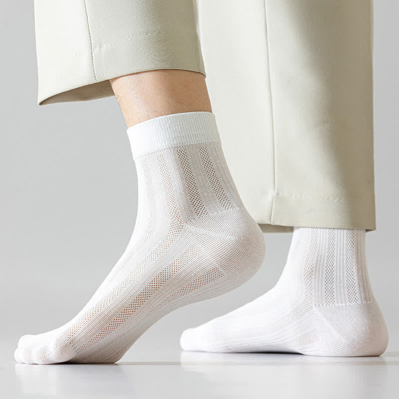 Ultradünne Sommersocken aus Maulbeerseide für Herren