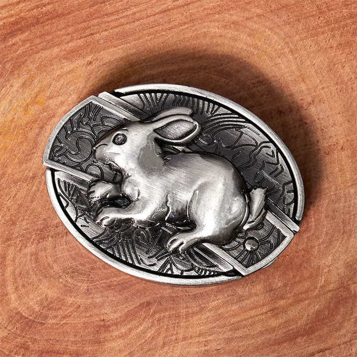 DIY-Ledergürtel für Herren mit verstecktem Kaninchen-Klappmesser