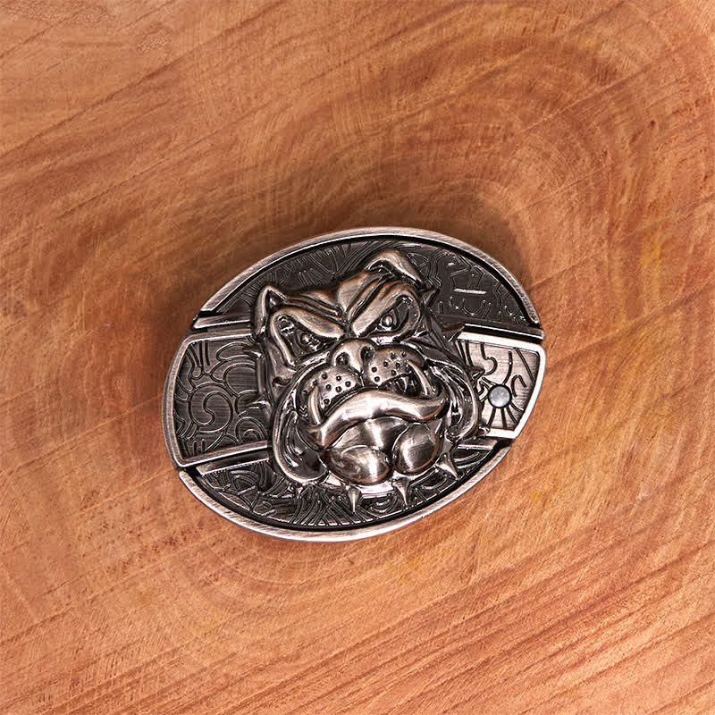 DIY Fierce Dog versteckter Klappmesser-Ledergürtel für Herren