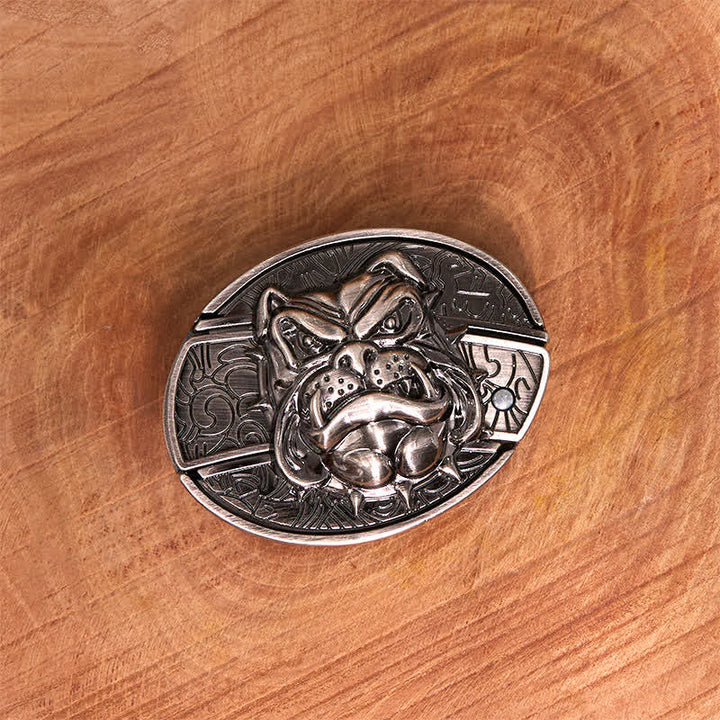 DIY Fierce Dog versteckter Klappmesser-Ledergürtel für Herren