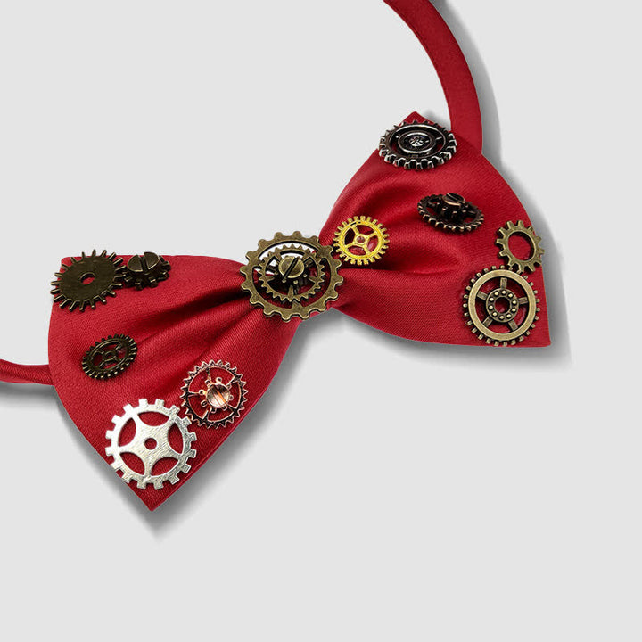 Fliege mit Steampunk-Zahnradverzierung im Industrial-Ästhetik-Stil - image 8