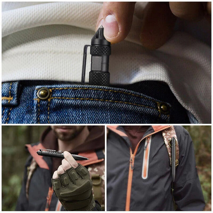 Outdoor Selbstverteidigung Survival Writing EDC Multifunktionaler taktischer Stift - image 2