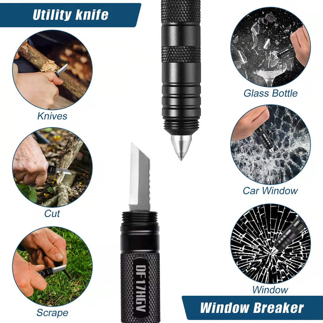 Multifunktionales Outdoor-Überlebenswerkzeug Taktischer Stift EDC-Werkzeug - image 2