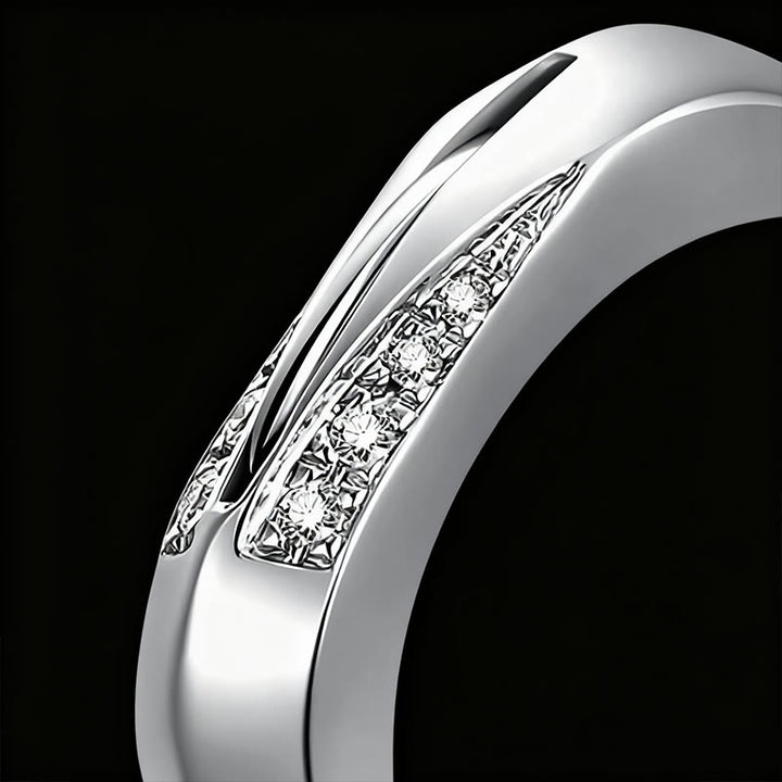 Modisches verstecktes Selbstverteidigungsmesser mit diamantbesetztem Ring - image 4
