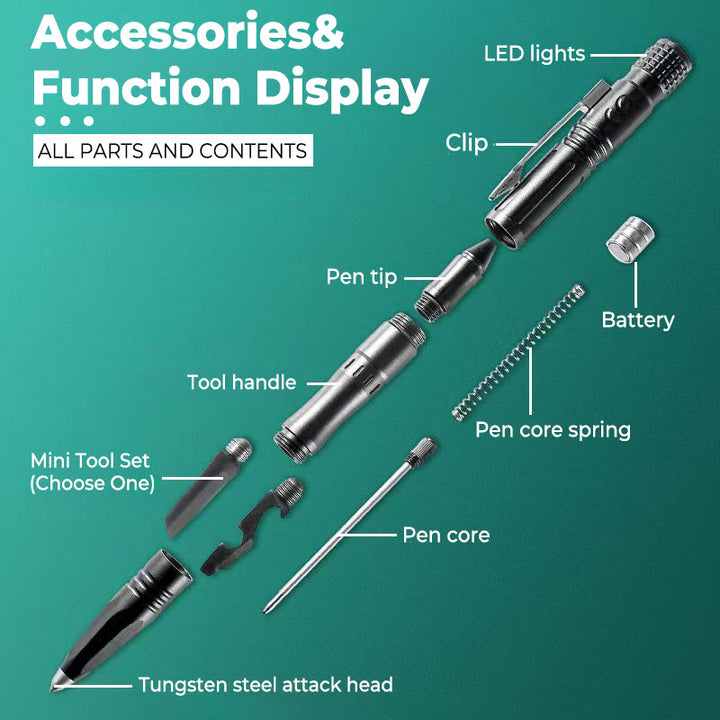 Multifunktionaler Schreibstift zur Selbstverteidigung und zum Überleben - image 2