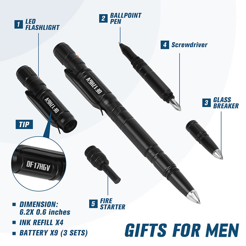 Multifunktionaler Beleuchtungsschreibstift Survival EDC Tactical Pen - image 4