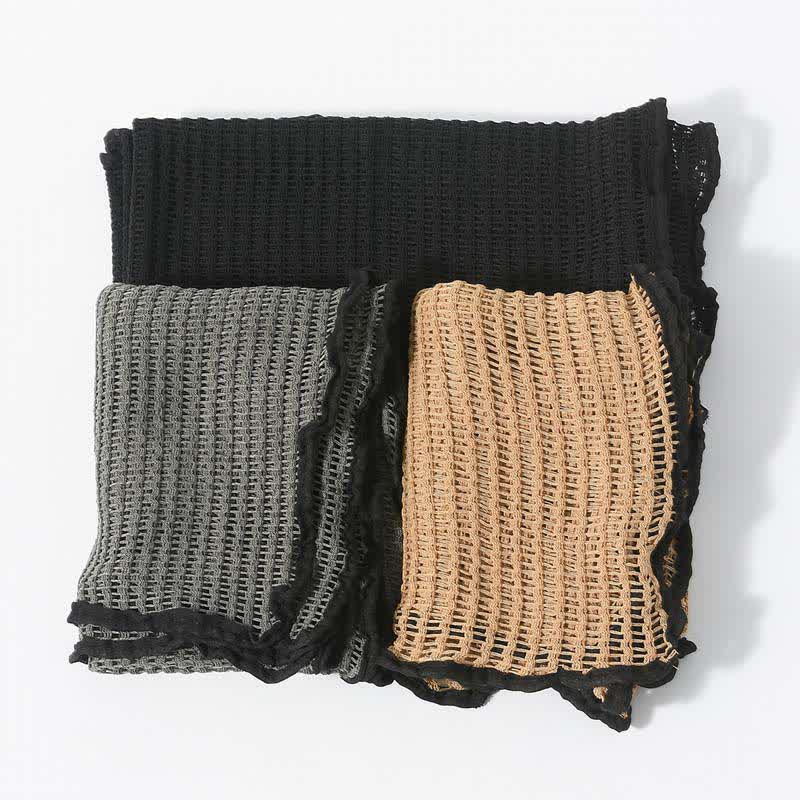 Eleganter Strickschal mit ausgehöhltem Design - image 3