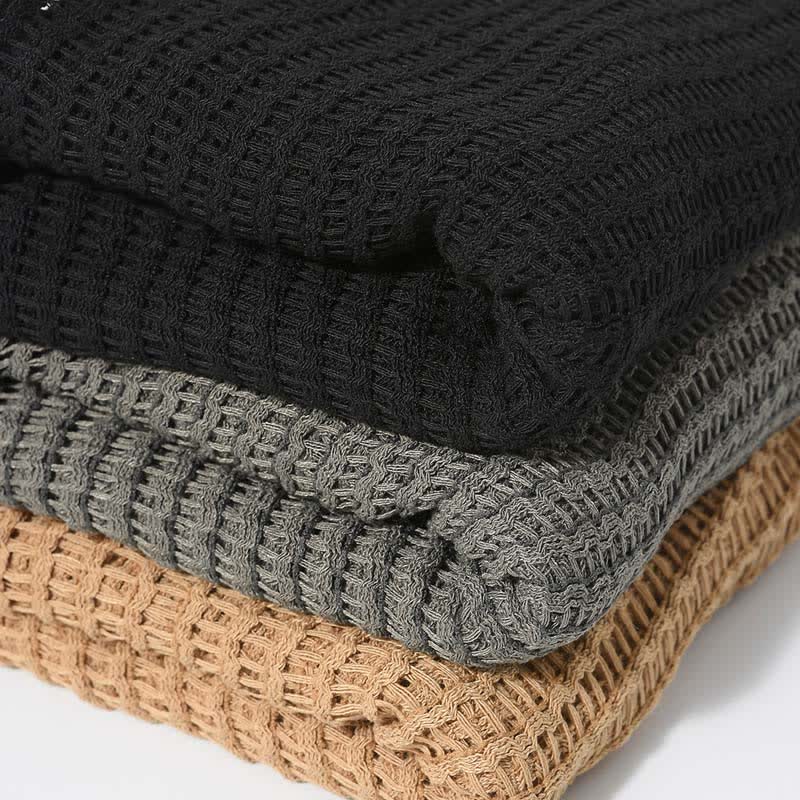 Eleganter Strickschal mit ausgehöhltem Design - image 4