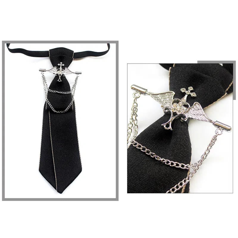 Angel – Vorgebundene Unisex-Krawatte mit verstellbarem Band - image 3