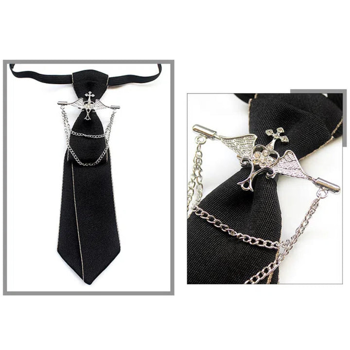 Angel – Vorgebundene Unisex-Krawatte mit verstellbarem Band - image 3