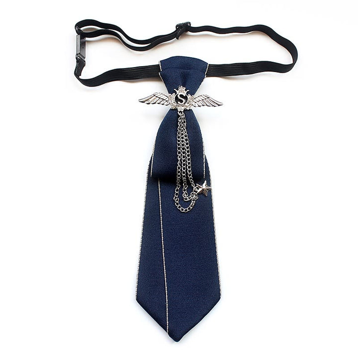 Wings Vorgebundene Unisex-Krawatte mit verstellbarem Band - Blau - image 4