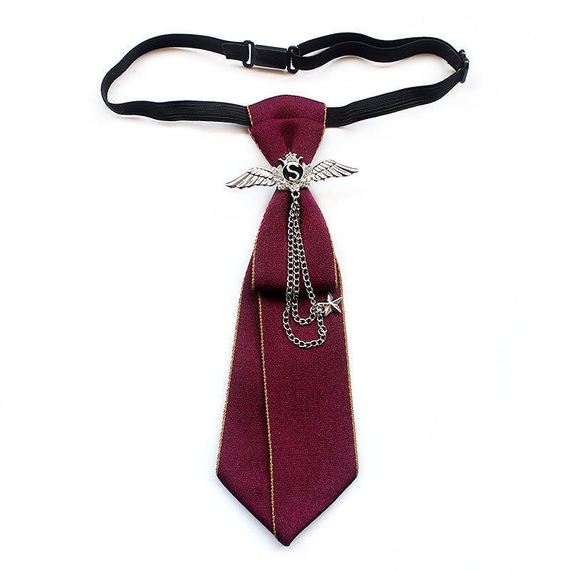 Wings Vorgebundene Unisex-Krawatte mit verstellbarem Band - Rot - image 6