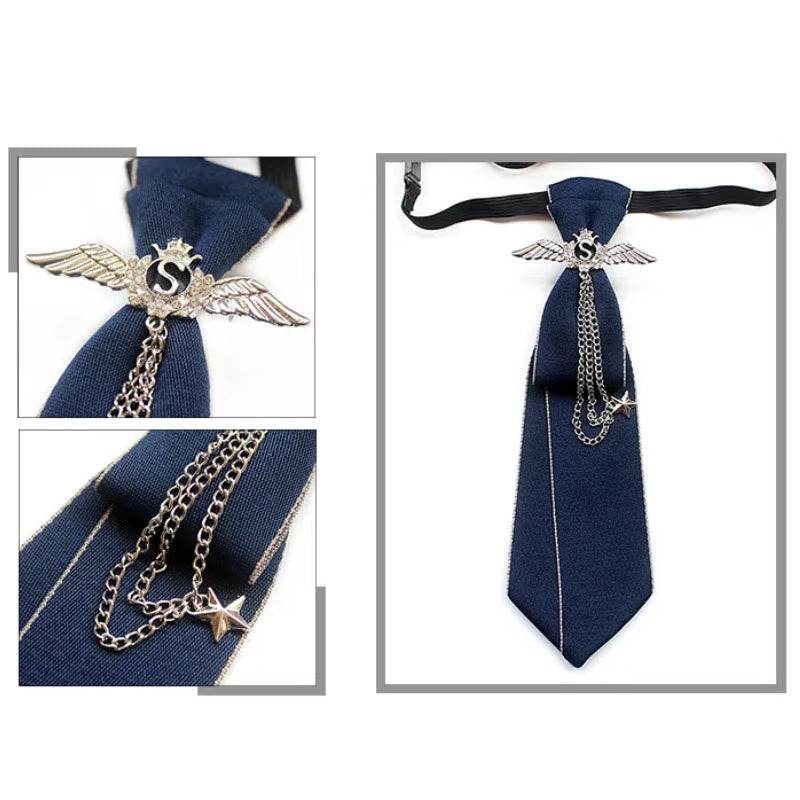 Wings Vorgebundene Unisex-Krawatte mit verstellbarem Band - image 5