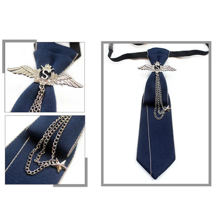 Wings Vorgebundene Unisex-Krawatte mit verstellbarem Band - image 5