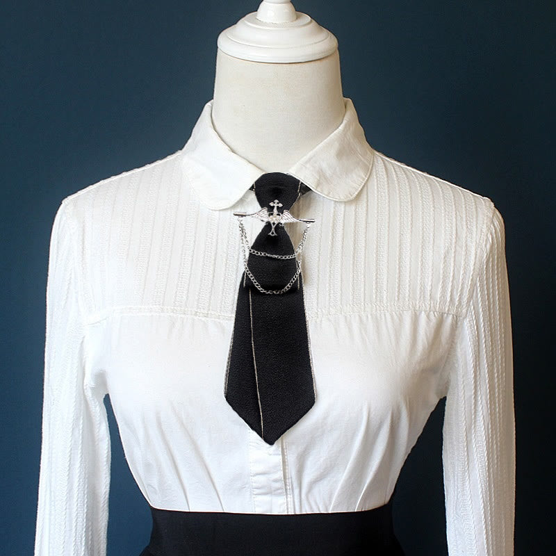 Angel – Vorgebundene Unisex-Krawatte mit verstellbarem Band - image 2