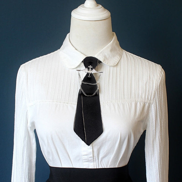 Angel – Vorgebundene Unisex-Krawatte mit verstellbarem Band - image 2