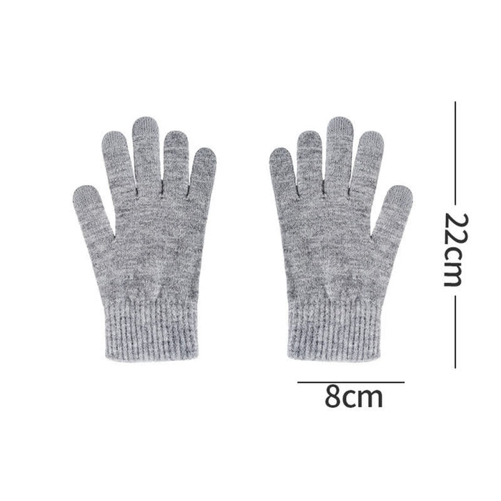 3-teiliges Set mit Mütze, Halsmanschette und Handschuhen mit Webmuster - image 7