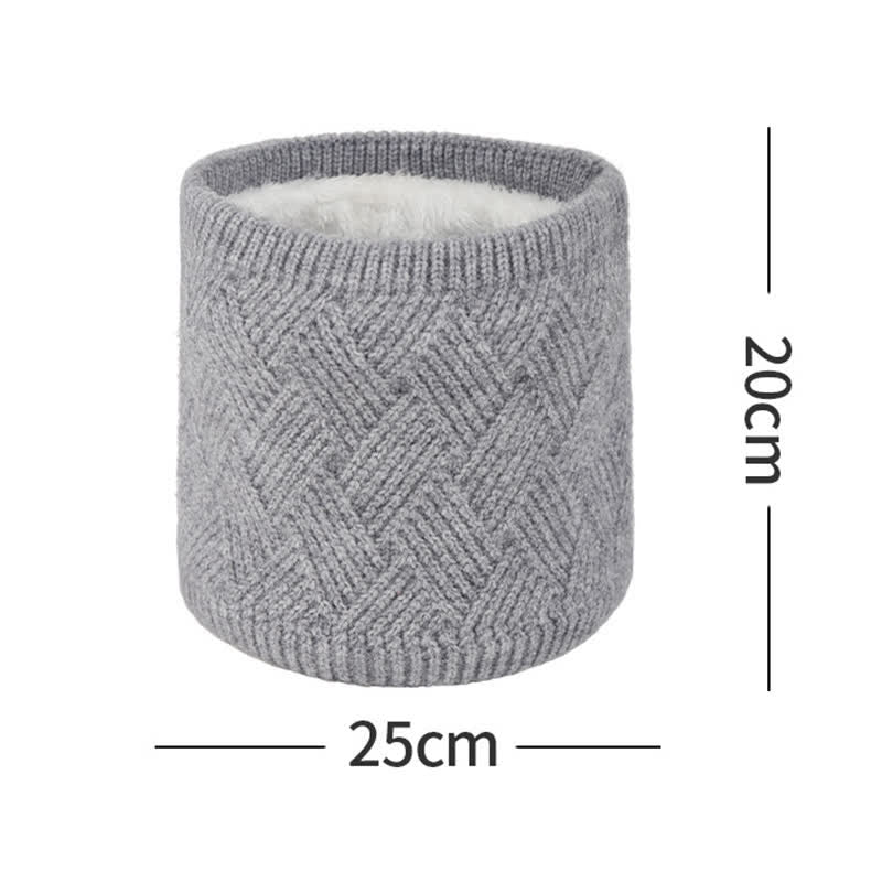 3-teiliges Set mit Mütze, Halsmanschette und Handschuhen mit Webmuster - image 6