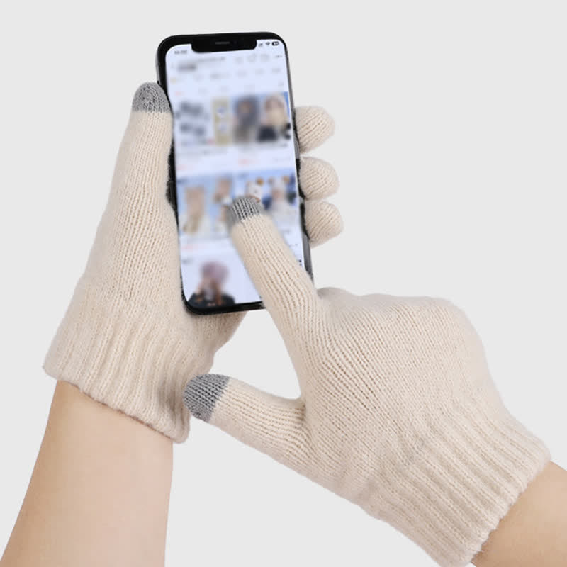 3-teiliges Set mit Mütze, Halstuch und Handschuhen im minimalistischen Stil - image 6
