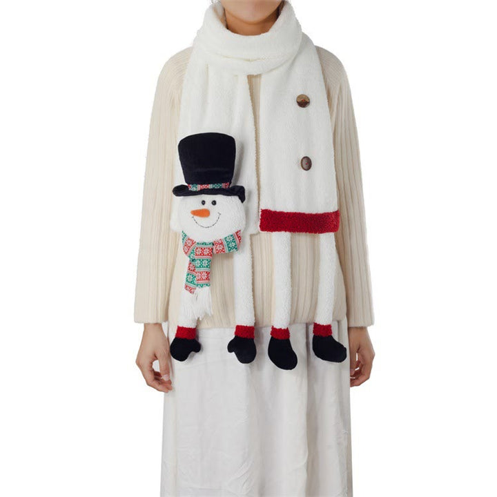 Weihnachten Schwarz Hut Schneemann Winter Schal Warm Halten - image 1