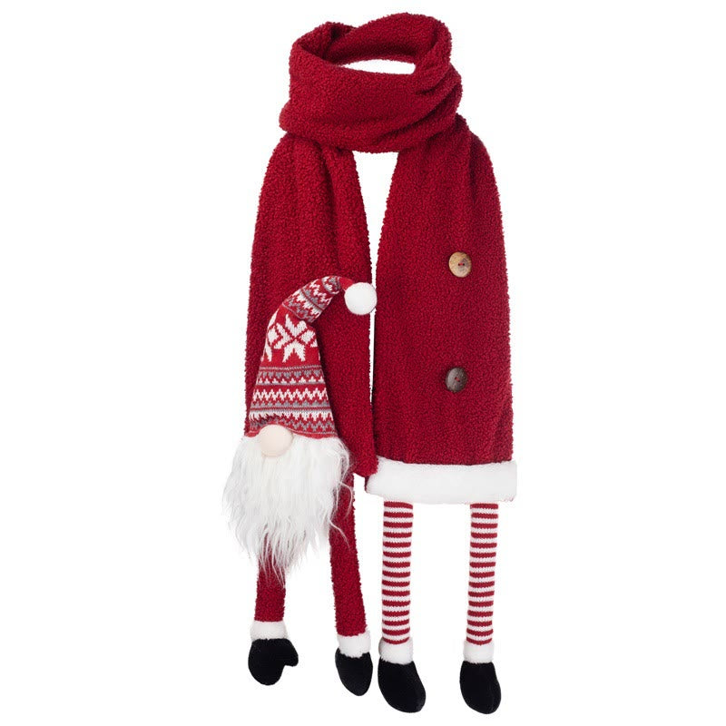 Kreativer Weihnachtsmann-roter Winterschal - image 2