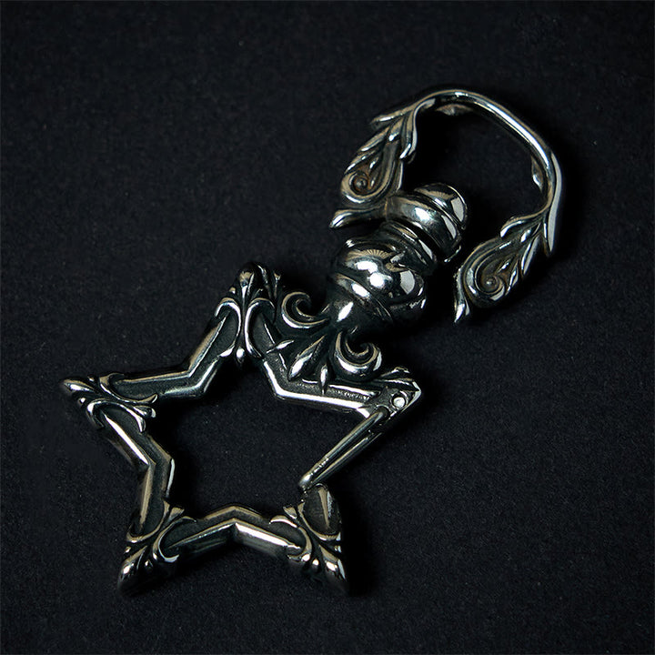 Drehbarer Stern-Schlüsselanhänger im Vintage-Stil zum Polieren und Anlaufen - Schlüsselanhänger - image 0