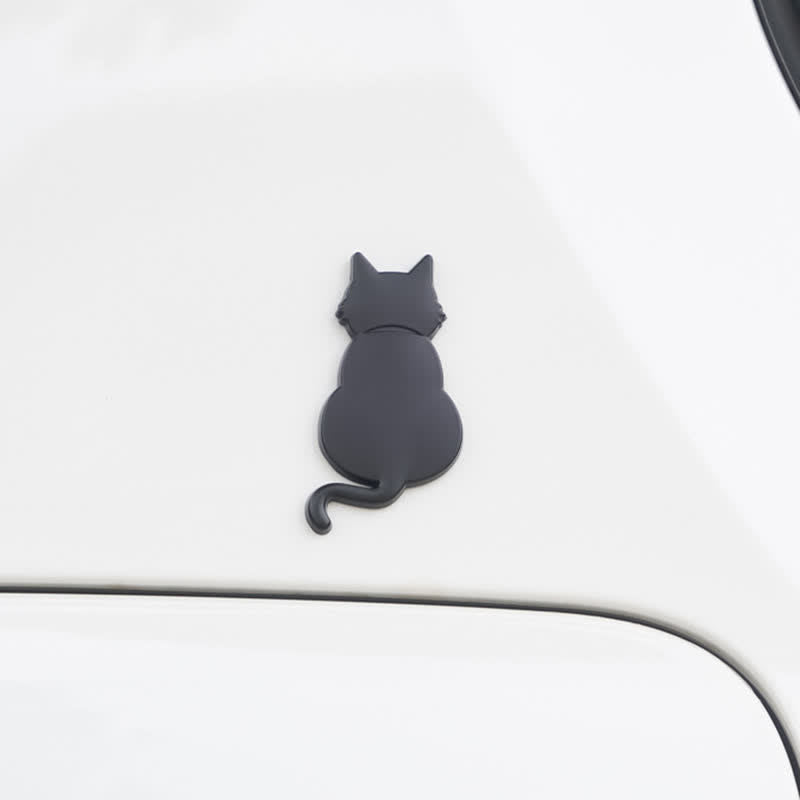 Dekorativer, niedlicher Katzen-Metallaufkleber für Autos - image 6