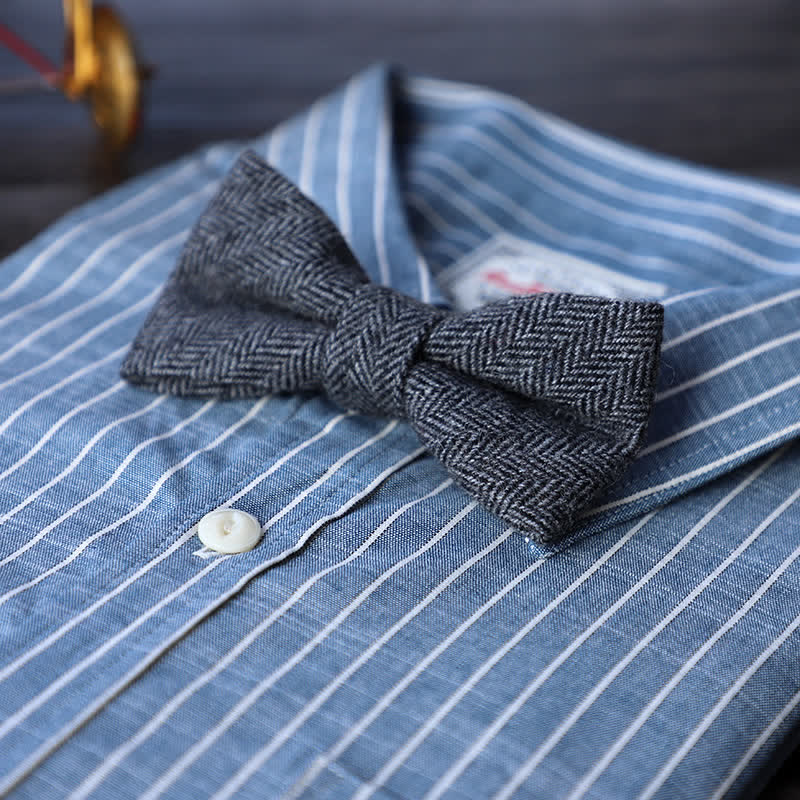 Herren Simple Tweed Wollmischung Fliege