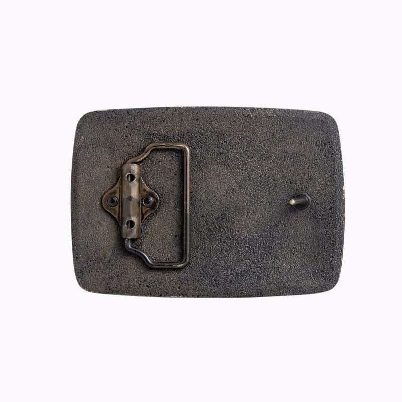 Herren DIY Soaring Eagle In Dreamy Sky Schnallen-Ledergürtel