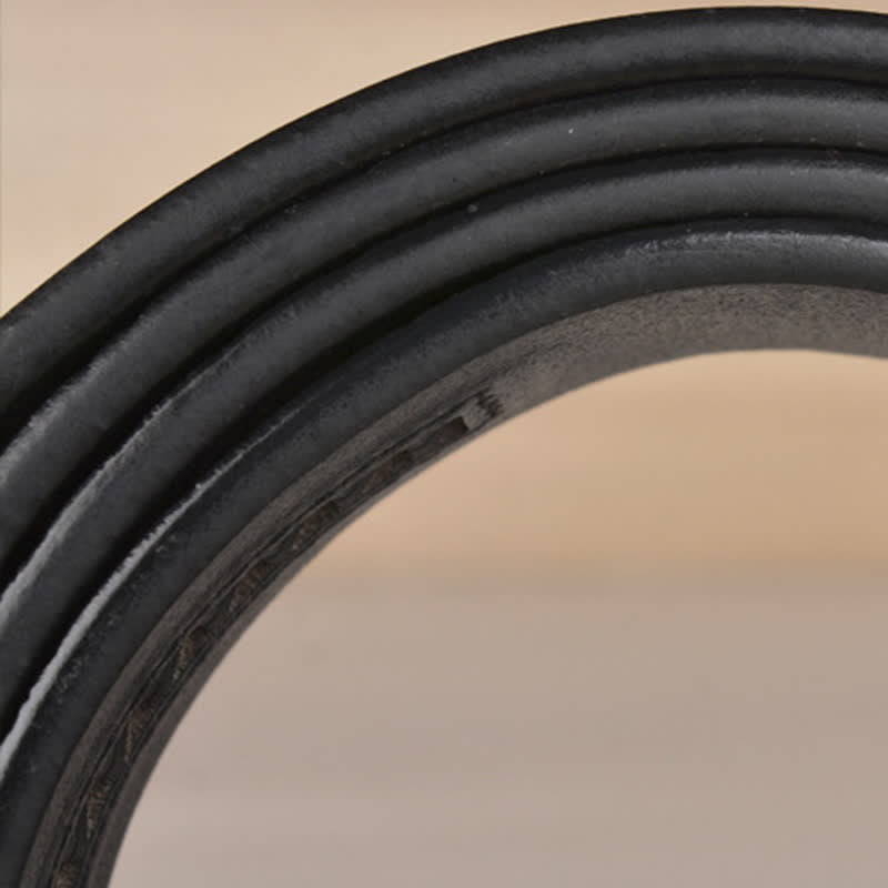 Herren Ledergürtel mit Automatik-Schnalle und filigranem Adlerkopf