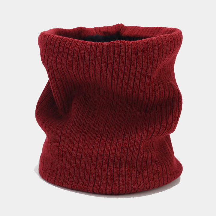 3-tlg. Unisex Solid Color Twill Mütze Schal Handschuhe Set