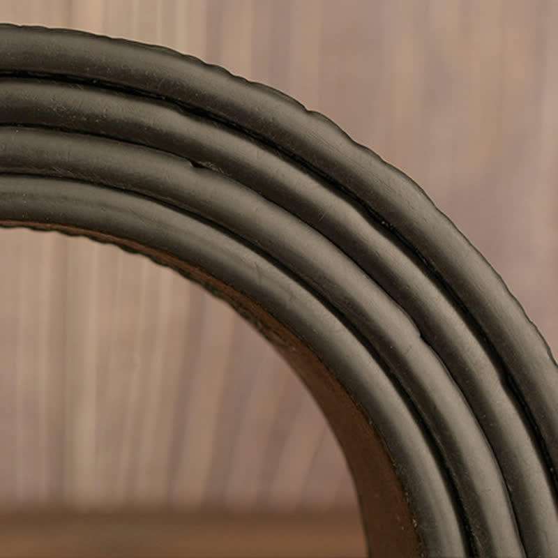 Herren-Ledergürtel mit Adlerkopf-Krokodilprägung