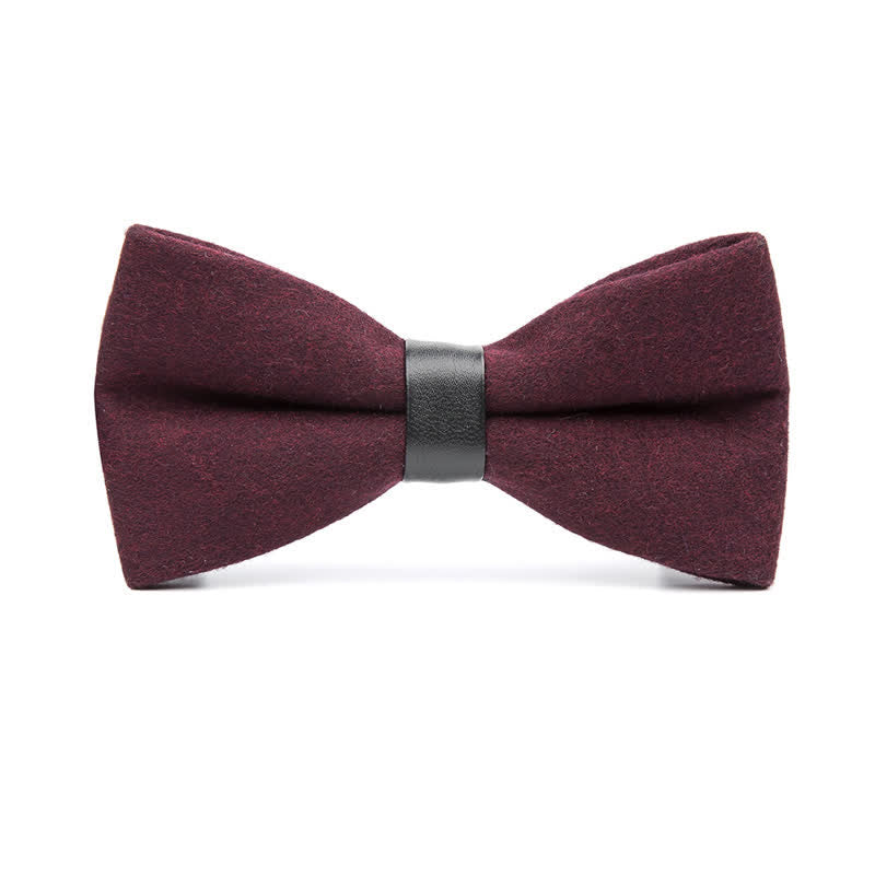 Vintage Woll-Fliege in Einfarbig für Herren