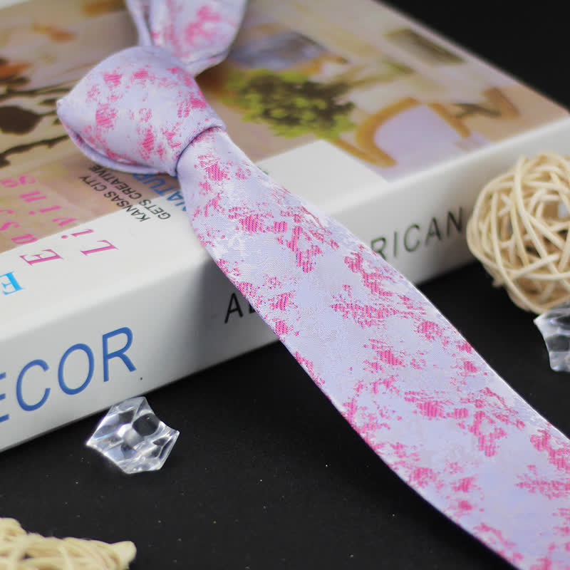 Herrenkrawatte mit frischem Splash-Graffiti