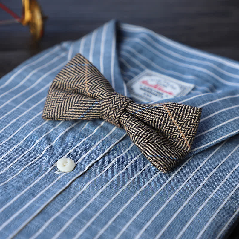 Herren Simple Tweed Wollmischung Fliege